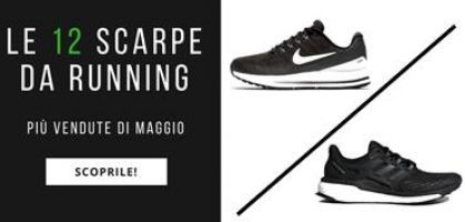 Le 12 scarpe da running più vendute di Maggio