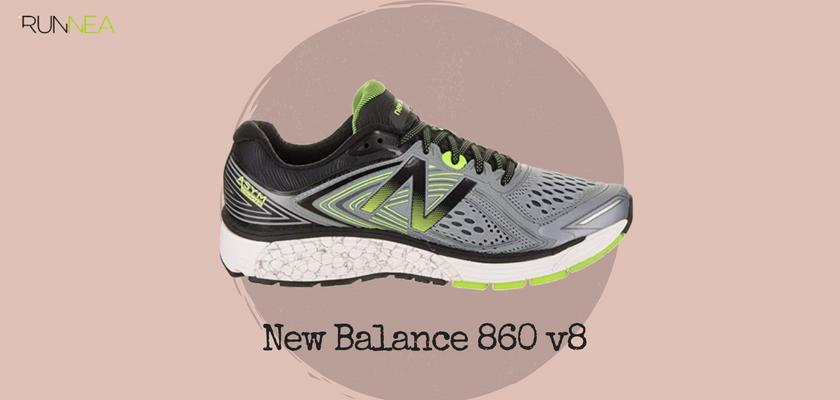 SMigliori scarpe da running massima ammortizzazione 2018 per i pronatori, New Balance 860 v8