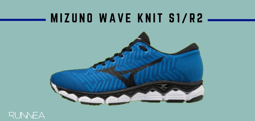Le 5 scarpe da running massimo ammortizzamento di Mizuno per i corridori neutri, Mizuno Wave Knit R2/S1
