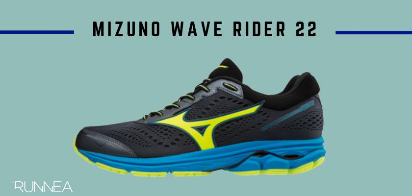 Le 5 scarpe da running massimo ammortizzamento di Mizuno per i corridori neutri, Mizuno Wave Rider 22