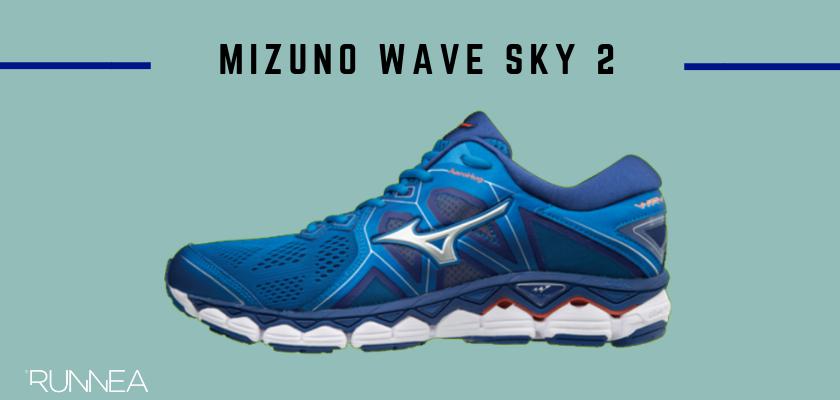 Le 5 scarpe da running massimo ammortizzamento di Mizuno per i corridori neutri, Mizuno Wave Sky 2