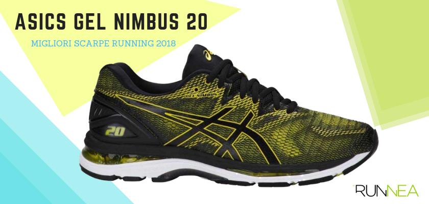 Le migliori scarpe da running 2018, Asics Gel Nimbus 20