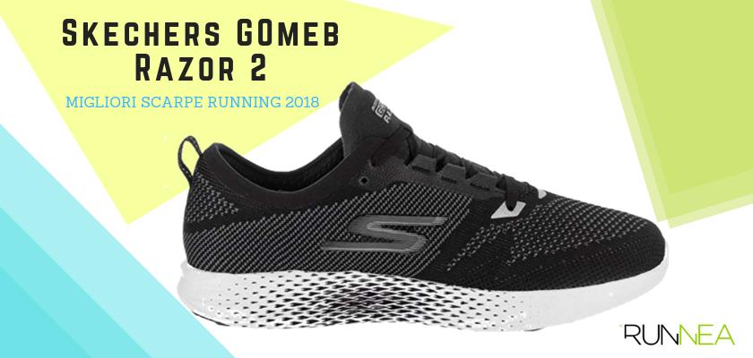 Le migliori scarpe da running 2018, Skechers GOmeb Razor 2