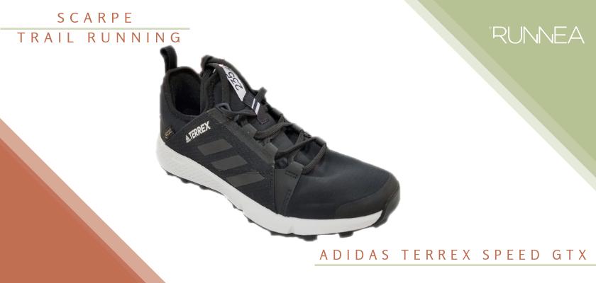 Migliori scarpe da trail running 2019, Adidas Terrex Speed GTX
