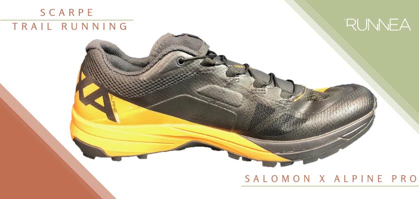 Migliori scarpe trail running 2019, Salomon X Alpine Pro