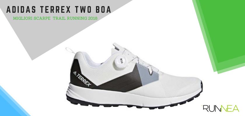Le migliori scarpe da trail running 2018, Adidas Terrex Two BOA