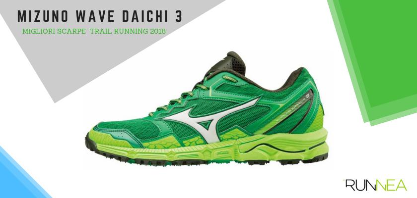 Le migliori scarpe da trail running 2018, Mizuno Daichi 3 