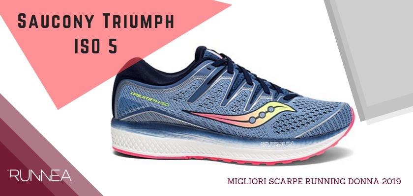 Migliori scarpe da running donna 2019, Saucony Triumph ISO 5