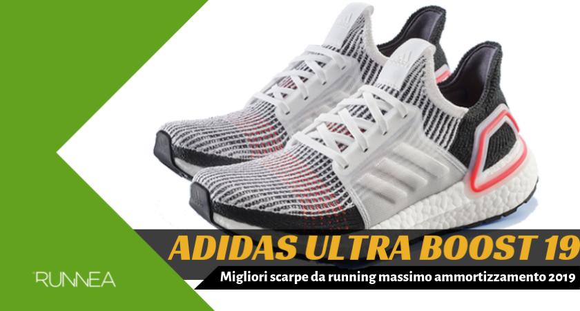 Migliori scarpe da running massimo ammortizzamento 2019, Adidas Ultra Boost 2019