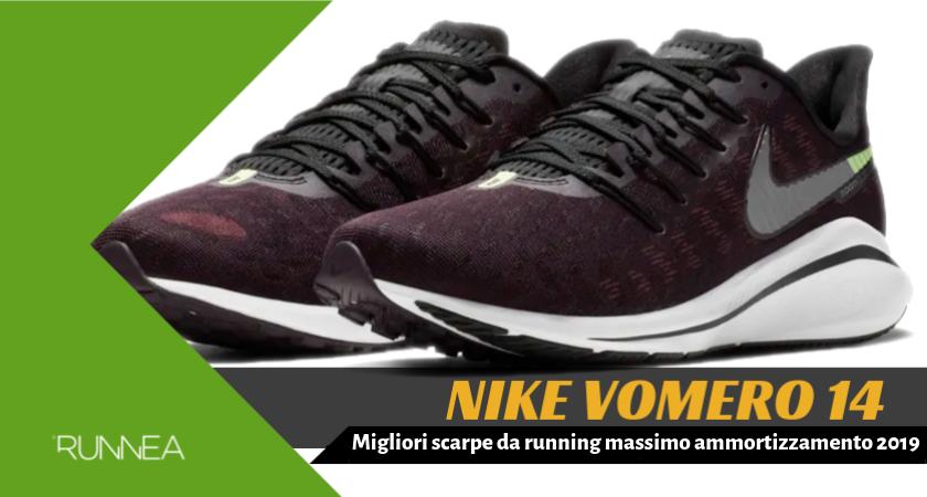 Migliori scarpe da running massimo ammortizzamento 2019, Nike Vomero 14