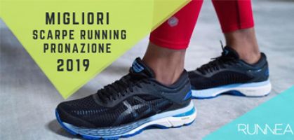 Le migliori scarpe running pronazione 2019