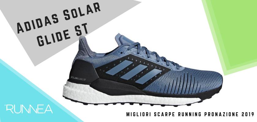 Le migliori scarpe running pronazione 2019, Adidas Solar Glide ST