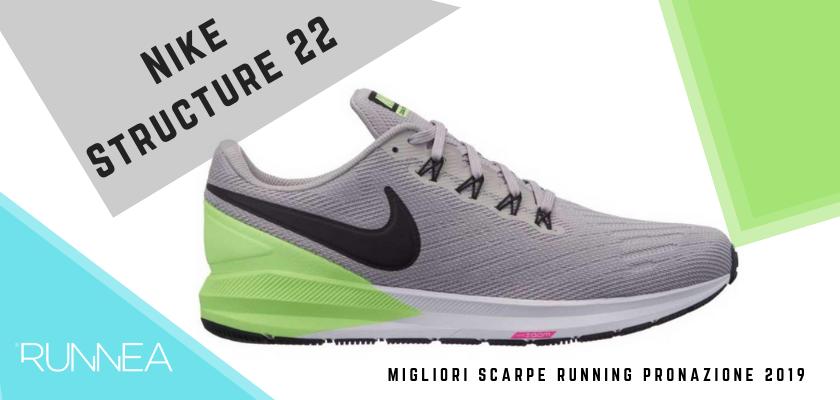 Le migliori scarpe running pronazione 2019, Nike Structure 22
