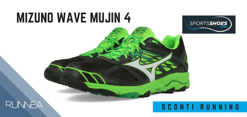 Sconti scarpe da running SportShoes 2019: le 12 migliori offerte disponibili, Mizuno Wave Mujin 4