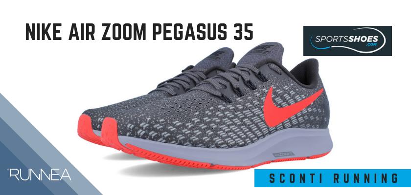 Sconti scarpe da running SportShoes 2019: le 12 migliori offerte disponibili, Nike Air Zoom Pegasus 35