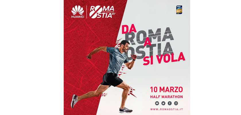 La mezza maratona Roma-Ostia 2019, slogan