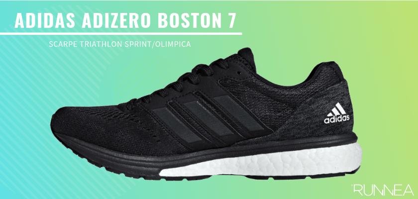 Le migliori scarpe da triathlon 2019 per battere tutti i tuoi record personali, Adidas Adizero Boston 7