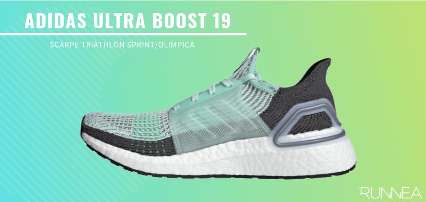 Le migliori scarpe da triathlon 2019 per battere tutti i tuoi record personali, Adidas Ultra Boost 19
