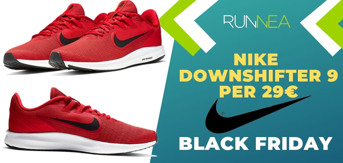 Black Friday Nike 2019: Codice sconto 30% extra in scarpe da running già scontati!, Nike Downshifter 9