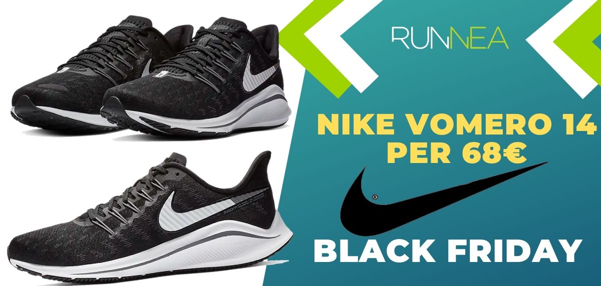 Black Friday Nike 2019: Codice sconto 30% extra in scarpe da running già scontati! Nike Vomero 14