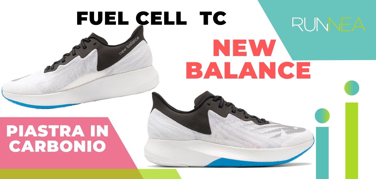 Le migliori scarpe da running con piastra in carbonio, New Balance Fuel Cell TC