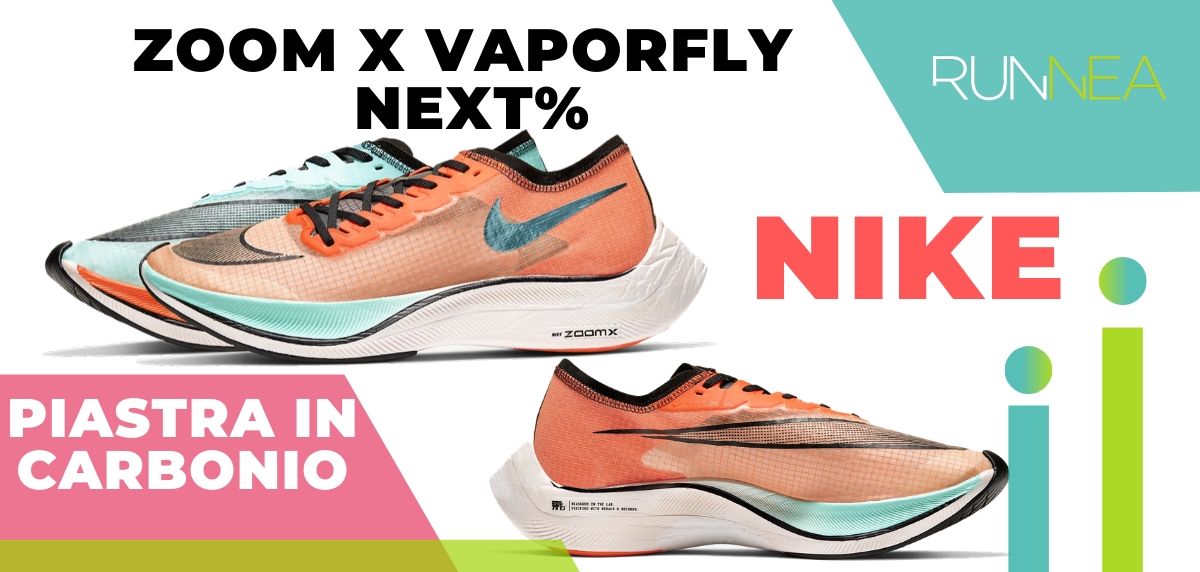 Le migliori scarpe da running con piastra in carbonio, Nike ZoomX Vaporfly Next %