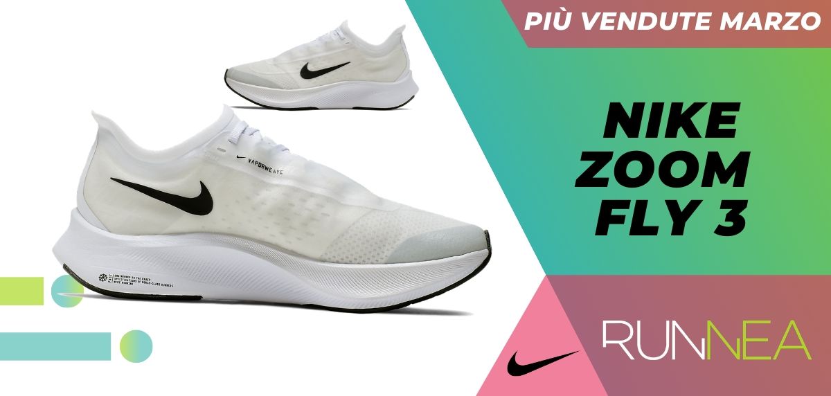 Le 12 scarpe da running Nike più vendute del mese di marzo, Nike Zoom Fly 3