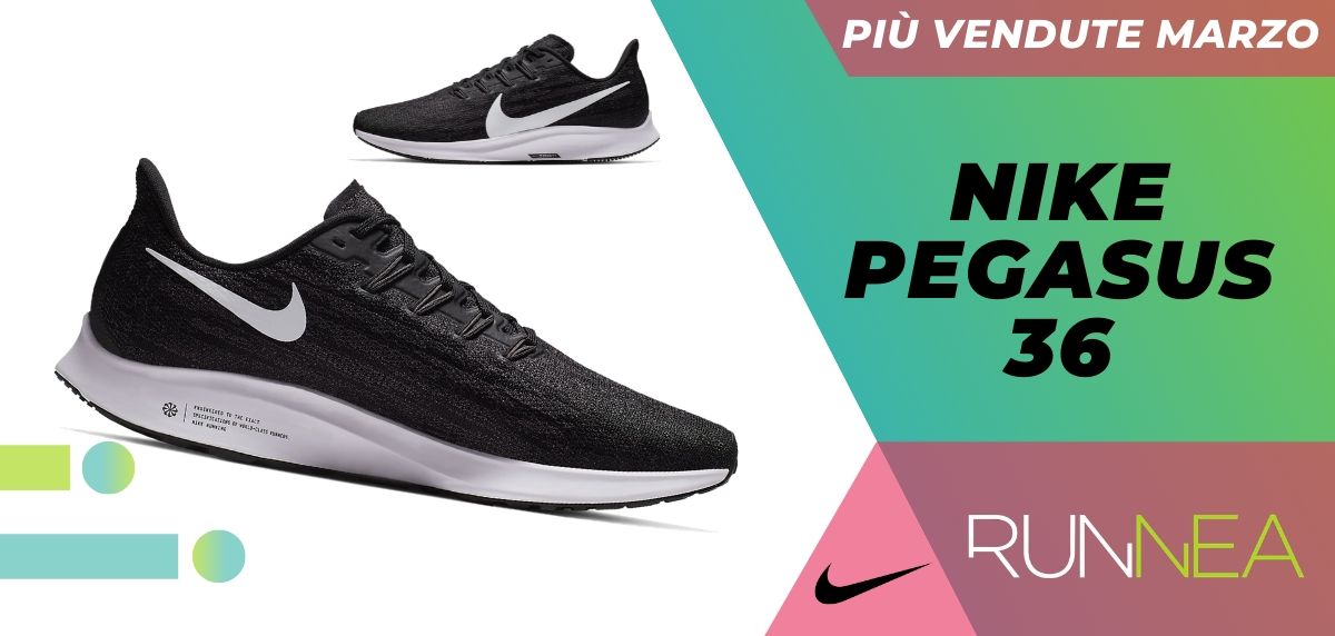 Le 12 scarpe da running Nike più vendute del mese di marzo, Nike Pegasus 36 