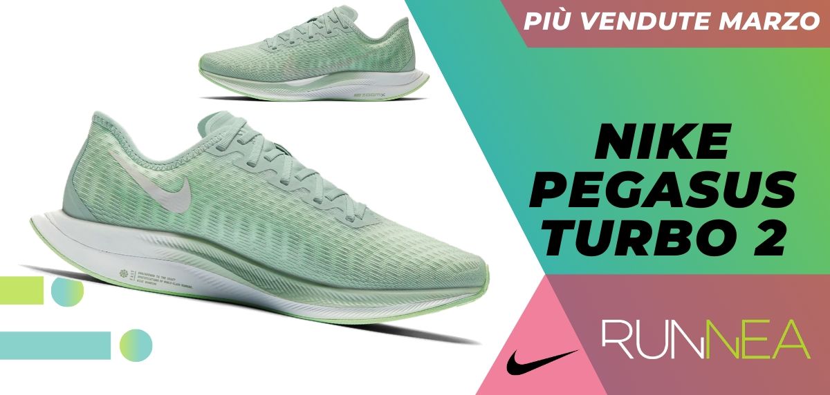 Le 12 scarpe da running Nike più vendute del mese di marzo, Nike Zoom Pegasus Turbo 2