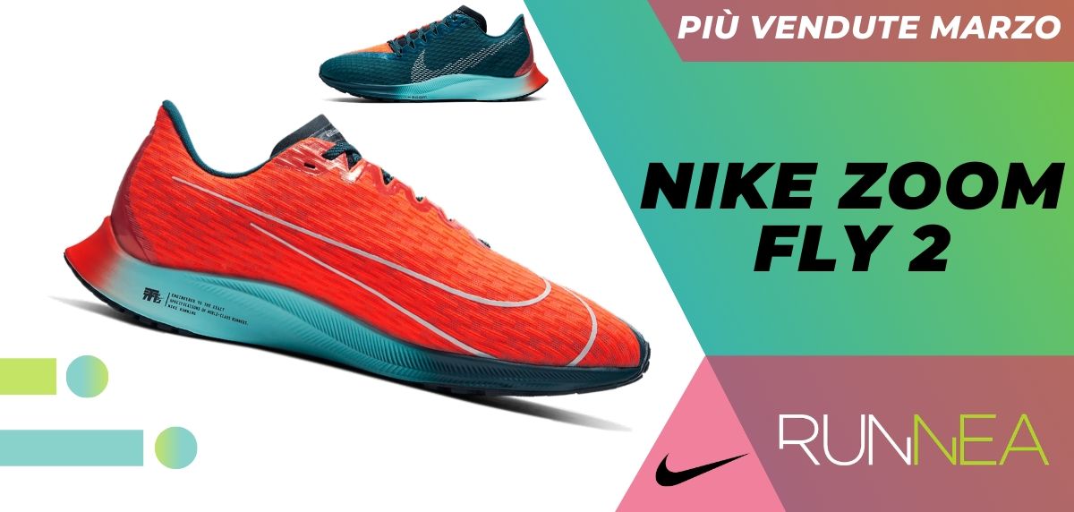 Le 12 scarpe da running Nike più vendute del mese di marzo, Nike Zoom Fly Rival 2