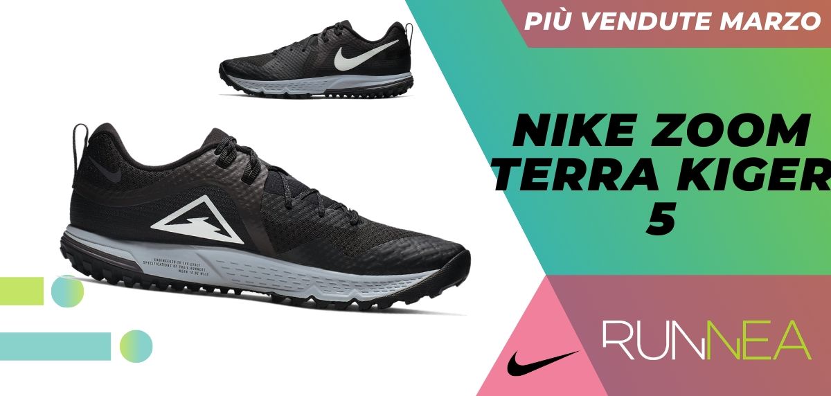 Le 12 scarpe da running Nike più vendute del mese di marzo, Nike Air Zoom Terra Kiger 5