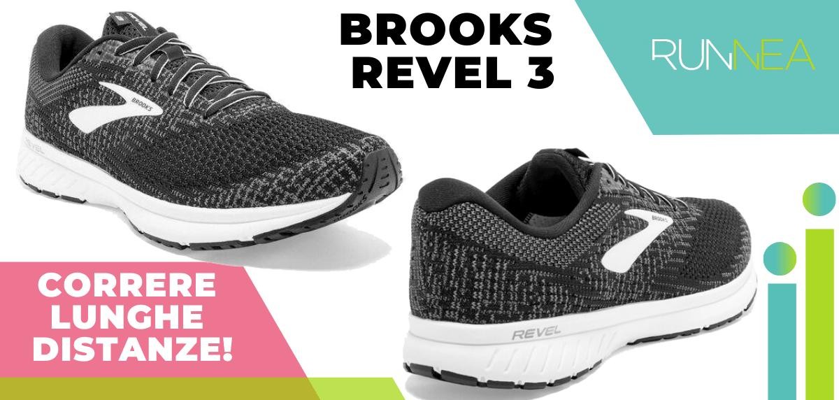 Scarpe da running per lunghe distanze con un buon rapporto prezzo/prestazioni - Brooks Revel 3
