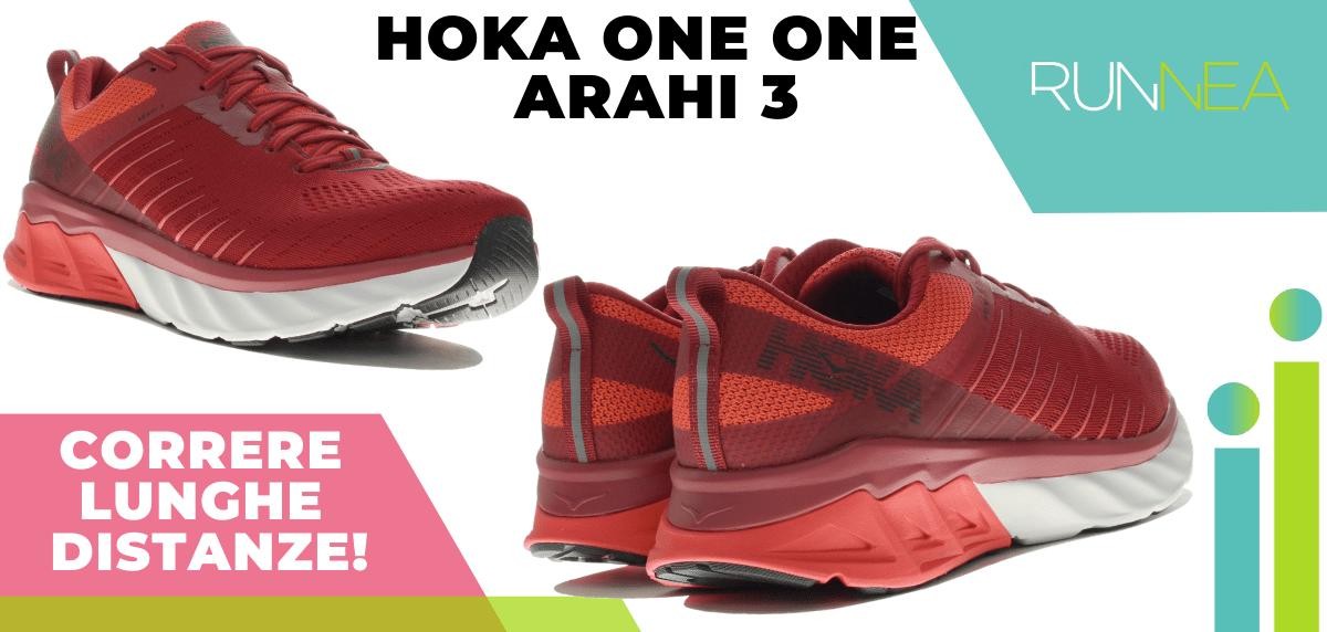 Scarpe da running per lunghe distanze con un buon rapporto prezzo/prestazioni - Hoka One One Arahi 3