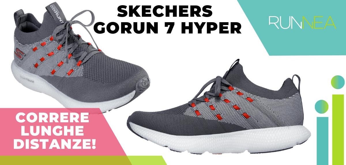 Scarpe da running per lunghe distanze con un buon rapporto prezzo/prestazioni - Skechers GOrun 7 Hyper