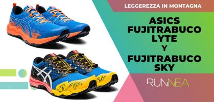 Fujitrabuco Lyte e Fujitrabuco Sky, le scarpe da trail running più leggere di ASICS 