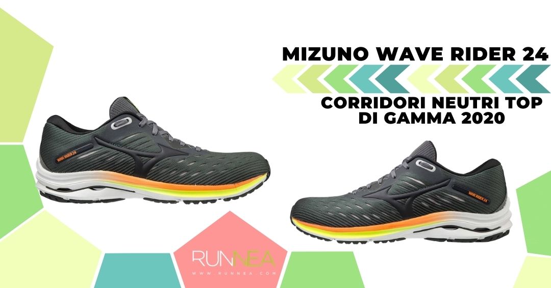 Le migliori scarpe da running ammortizzanti 2020 per scarpe da running neutrali, Mizuno Wave Rider 24