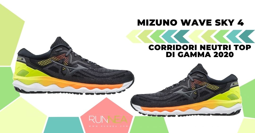 Le migliori scarpe da running ammortizzanti 2020 per scarpe da running neutrali, Mizuno Wave Sky 4