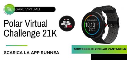 Polar Virtual Challenge 21K: partecipa gratuitamente e vinci un Polar Vantage M2