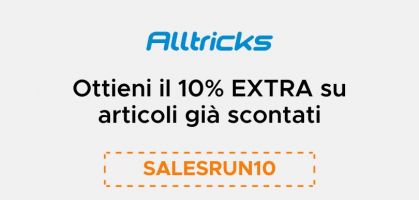 10% di sconto EXTRA nella vendita Alltricks