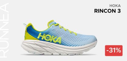 HOKA Rincon 3 a partire da 89,90€ prima di 130€  (-31% di sconto)