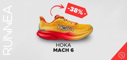 HOKA Mach 6 a partire da 100 € prima di 160€  (-38% di sconto)