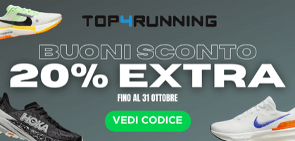 20 % di sconto EXTRA su centinaia di scarpe da ginnastica TOP vendite su Top4running: coupon esclusivo