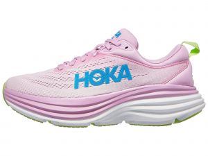 Scarpe HOKA Bondi 8 Pink Twilight/Waterpark Donna