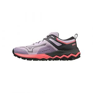 Mizuno Women Wave Ibuki 4 Trail Running Shoe Running Shoes Violet - Black 8