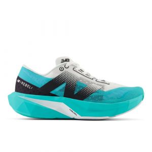 New Balance Donna FuelCell Rebel v4 in Verde/Nero/Bianca, Synthetic, Taglia 40