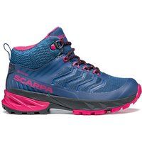  Pedule Trekking Rush Mid GORE-TEX Blu Fuxia Bambina 