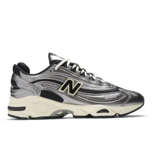 New Balance Unisex 1000 in Grigio/Nero/Giallo, Synthetic, Taglia 47.5