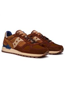 Saucony Sneaker Shadow Original in Pelle Marrone