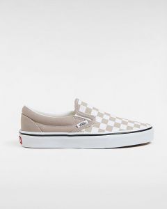 VANS Scarpe Classic Slip-on Checkerboard (atmosphere) Unisex Beige, Taglia 47