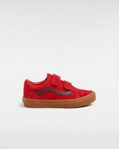 VANS Scarpe Con Strappo Bambino/a Old Skool (4-8 Anni) (rosso) Bambino Rosso, Taglia 31